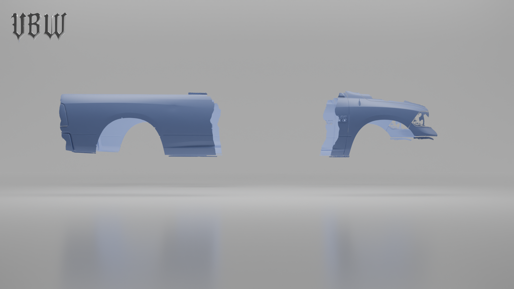 4th Gen Ram 1500 Fender 3D Scan