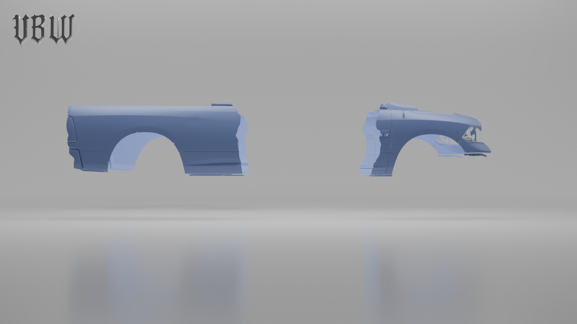 4th Gen Ram 1500 Fender 3D Scan