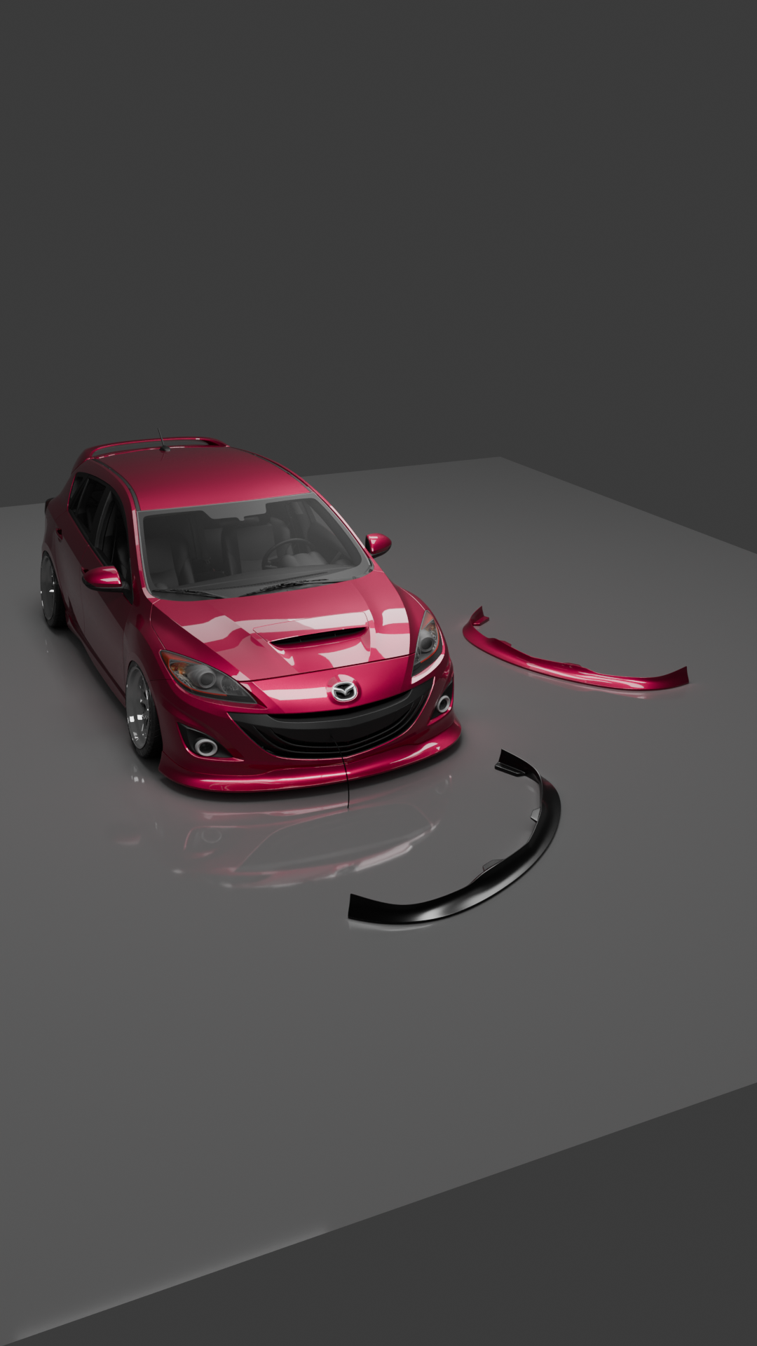Mazdaspeed3 Front Lip