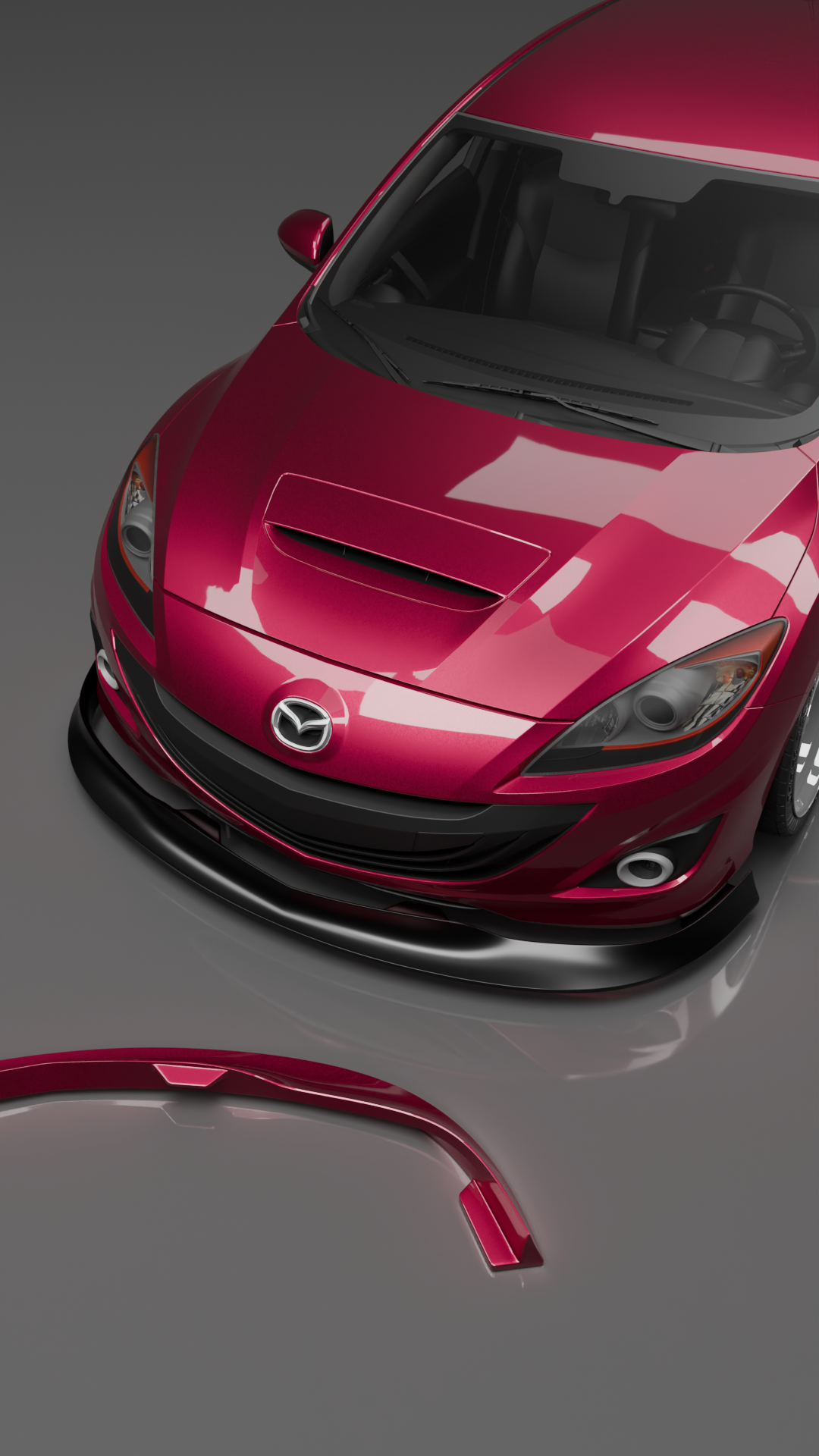 Mazdaspeed3 Front Lip