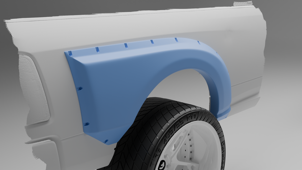 4th Gen Ram 1500 Widebody Fender Flare Files