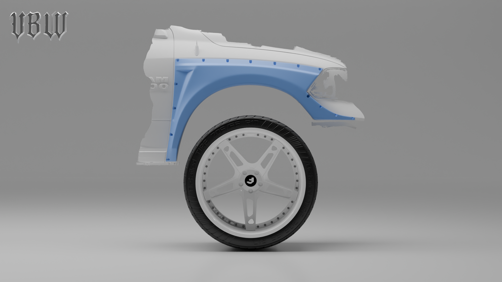 4th Gen Ram 1500 Widebody Fender Flare Files