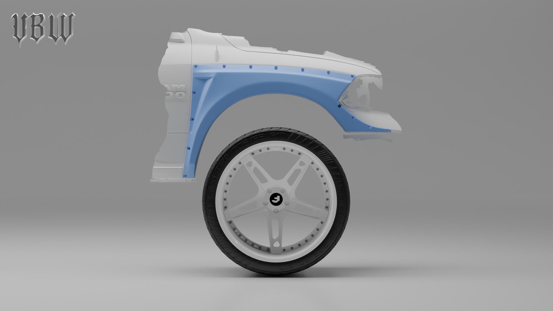 4th Gen Ram 1500 Widebody Fender Flare Files