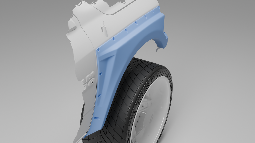 4th Gen Ram 1500 Widebody Fender Flare Files