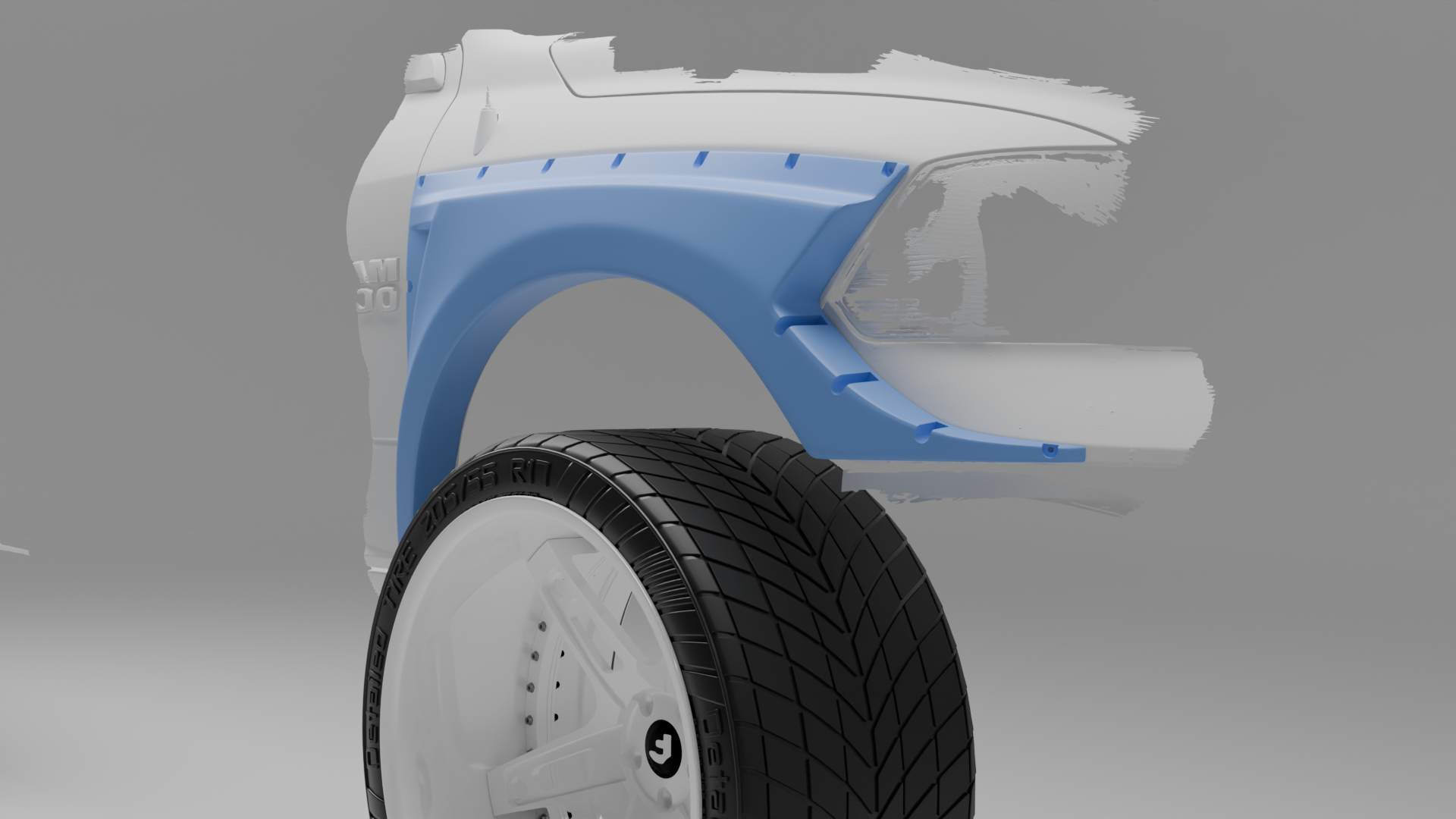 4th Gen Ram 1500 Widebody Fender Flare Files