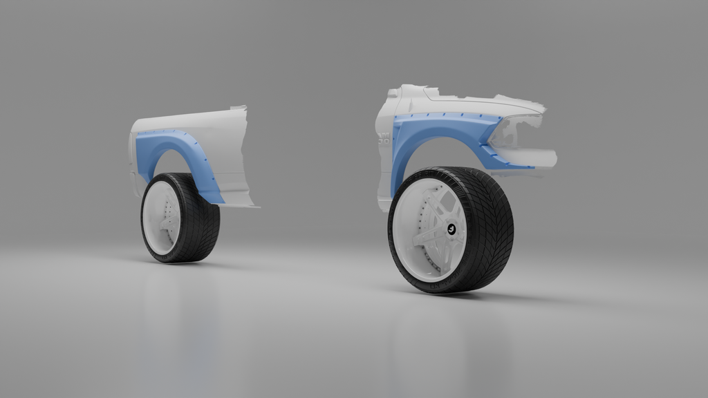 4th Gen Ram 1500 Widebody Fender Flare Files