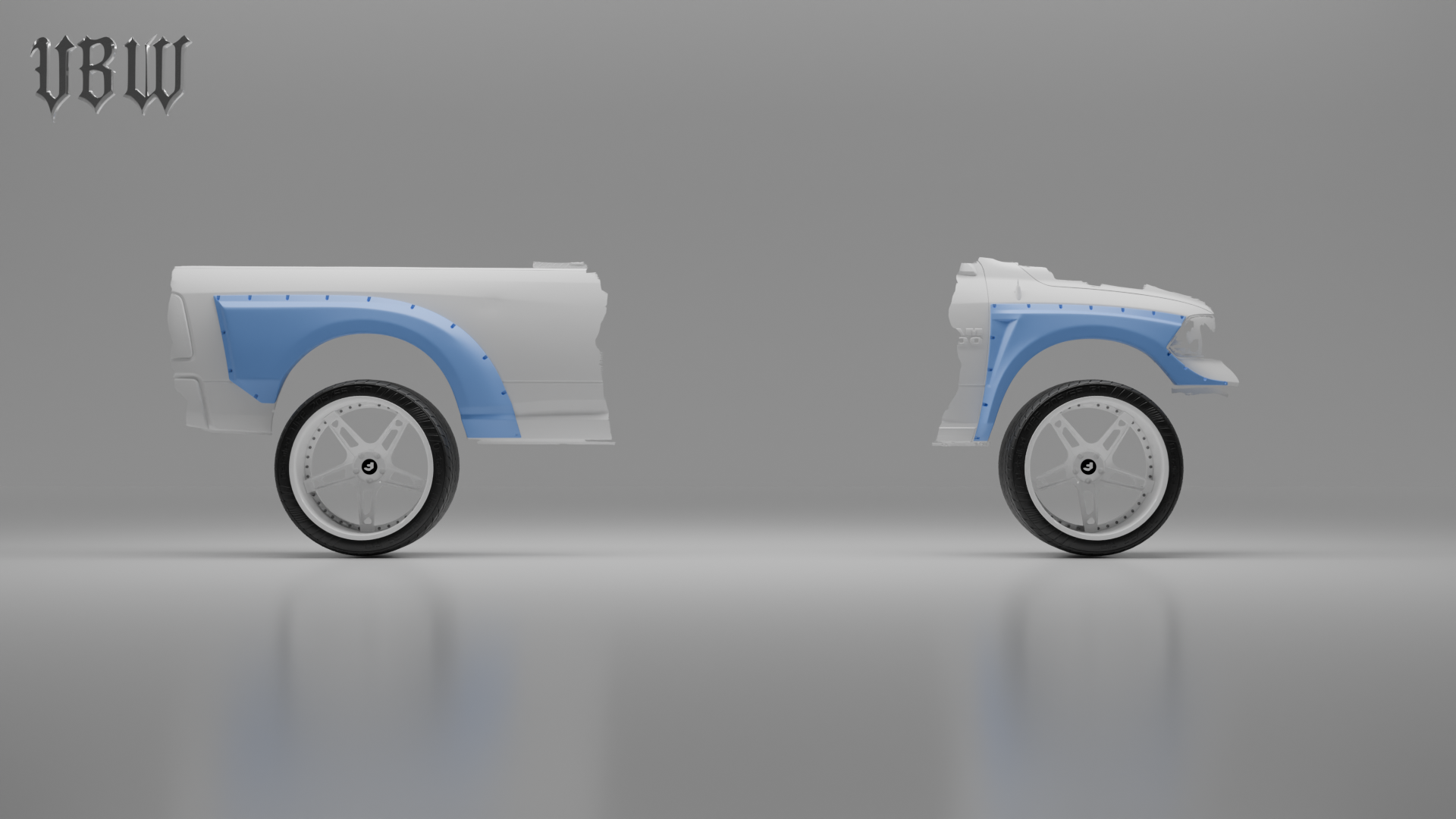 4th Gen Ram 1500 Widebody Fender Flare Files