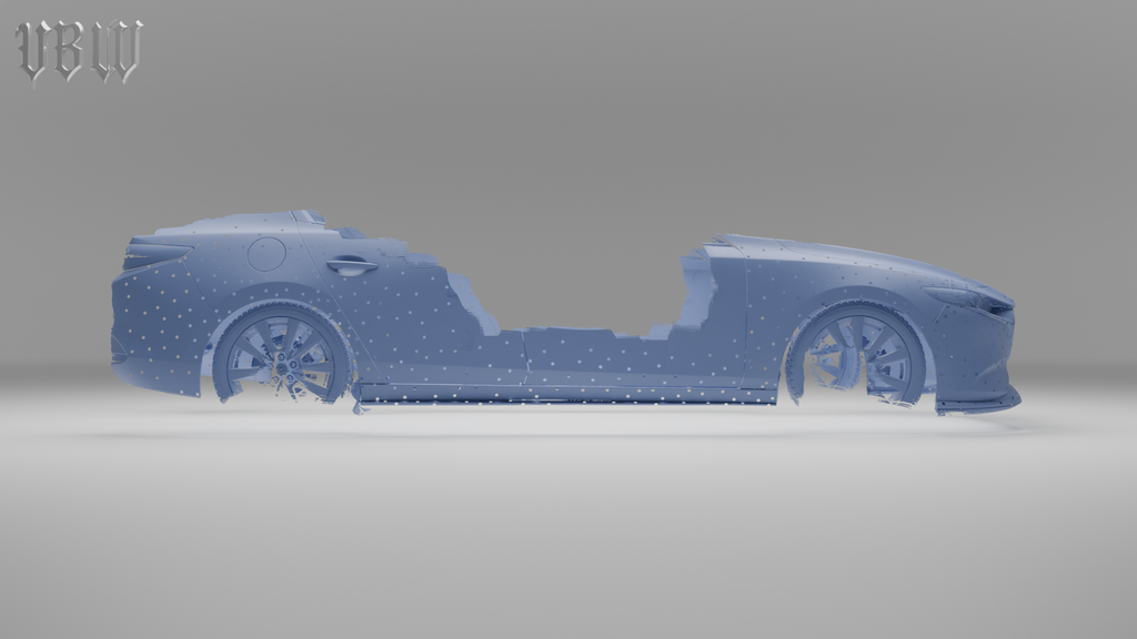 4th Gen Mazda 3 Sedan 3D Scan