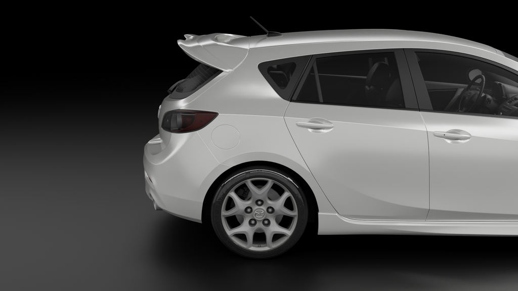 2TH GEN MAZDASPEED 3 WING EXTENSION