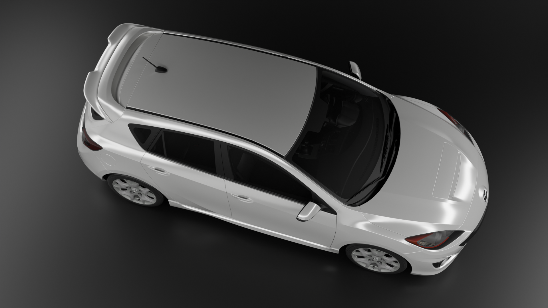 2TH GEN MAZDASPEED 3 WING EXTENSION