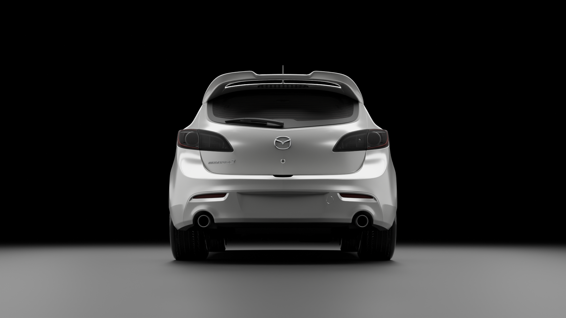 2TH GEN MAZDASPEED 3 WING EXTENSION